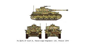German Army PzKpfw IV Ausf H Medium Tank