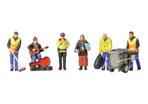 Modern Street Scene Figures