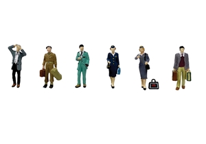 36-443 Post-War Era Figures Set C