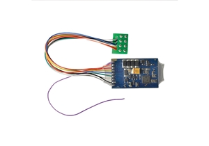 8 Pin DCC Loco-Decoder (with Brake Button function)