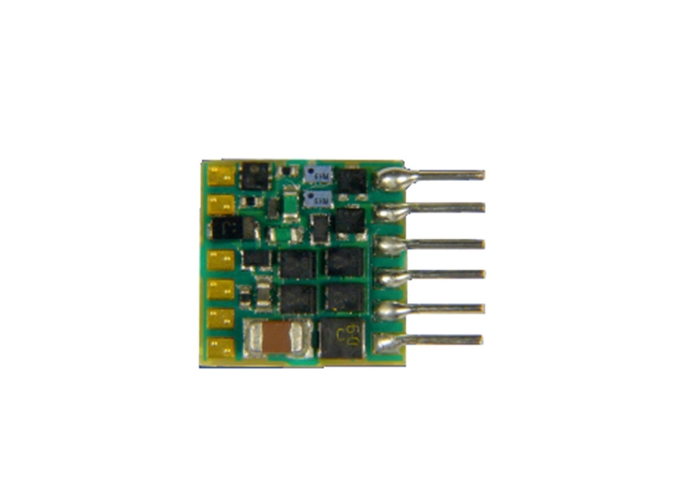 Bachmann Europe plc - 6 Pin Micro DCC Loco-Decoder (with Brake Button ...