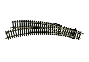 Left-Hand Curved Point Radii 438mm Arcs 22.5 & 33.75°