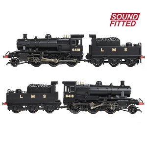 LMS Ivatt 2MT 6418 LMS Black