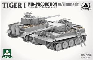 German Army Tiger I Mid Tank w/ Zimmerit