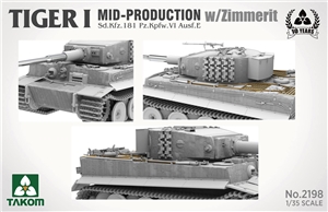 German Army Tiger I Mid Tank w/ Zimmerit