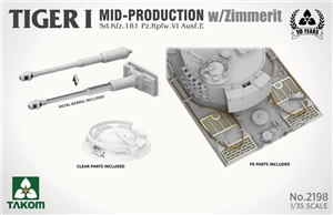 German Army Tiger I Mid Tank w/ Zimmerit