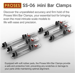 Mini Bar Clamps for Model Kit Builders
