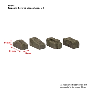 Tarpaulin Covered Wagon Loads x 4