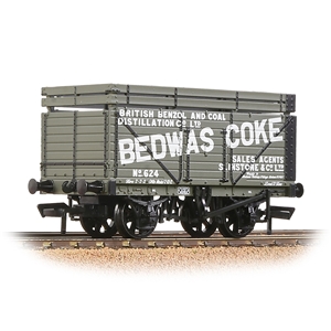 8 Plank Wagon Coke Rails 'Bedwas' Grey