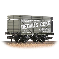 8 Plank Wagon Coke Rails 'Bedwas' Grey