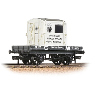 1 Plank Wagon GWR Grey With 'GWR' AF Container [WL]