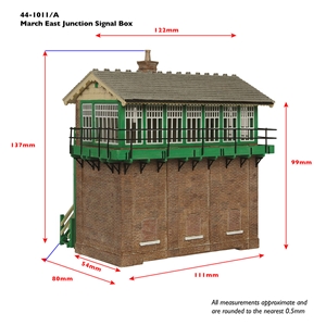 March East Junction Signal Box Grey & Black
