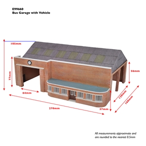 Bus Garage with Vehicle