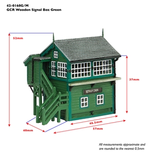 GCR Wooden Signal Box Maroon and Cream