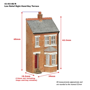 Low Relief Right Hand Bay Terrace Red
