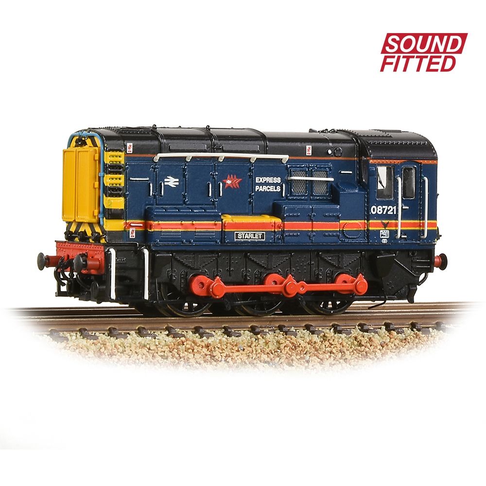Class 08 08721 'Starlet' BR Red Star Express Parcels