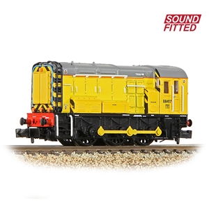 371-011SF Class 08 08417 Network Rail Yellow Rear