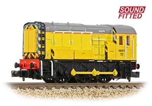 371-011SF Class 08 08417 Network Rail Yellow Rear