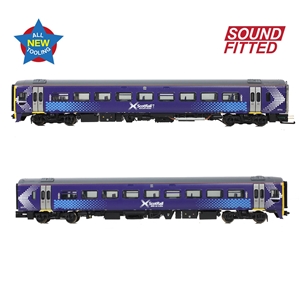 371-851SF Class 158 2-Car DMU 158711 ScotRail Saltire SOUND FITTED-4