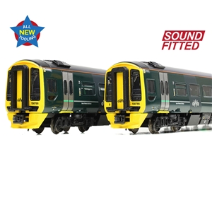 371-857SF Class 158 2-Car DMU 158766 GWR Green (FirstGroup) SOUND FITTED-1