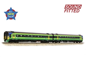 371-862SF Class 158 2-Car DMU 158856 Central Trains SOUND FITTED
