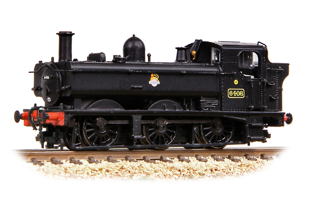 Bachmann Europe plc - GWR 64XX Pannier Tank 6406 BR Black (Early Emblem)