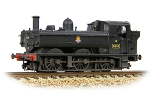 371-986C GWR 64XX Pannier Tank 6413 BR Black (Early Emblem) [W]
