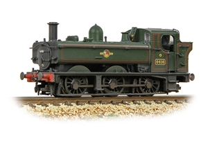 371-987B GWR 64XX Pannier Tank 6416 BR Lined Green (Late Crest) [W]