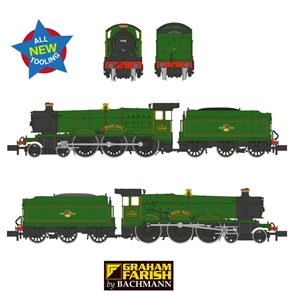 GWR 49XX 'Hall' 4936 'Kinlet Hall' BR Lined Green (Late Crest)