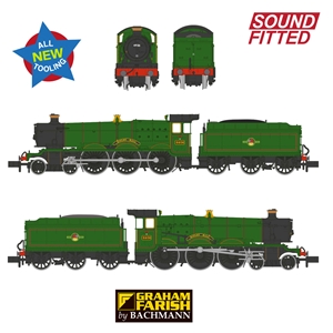 GWR 49XX 'Hall' 4936 'Kinlet Hall' BR Lined Green (Late Crest)