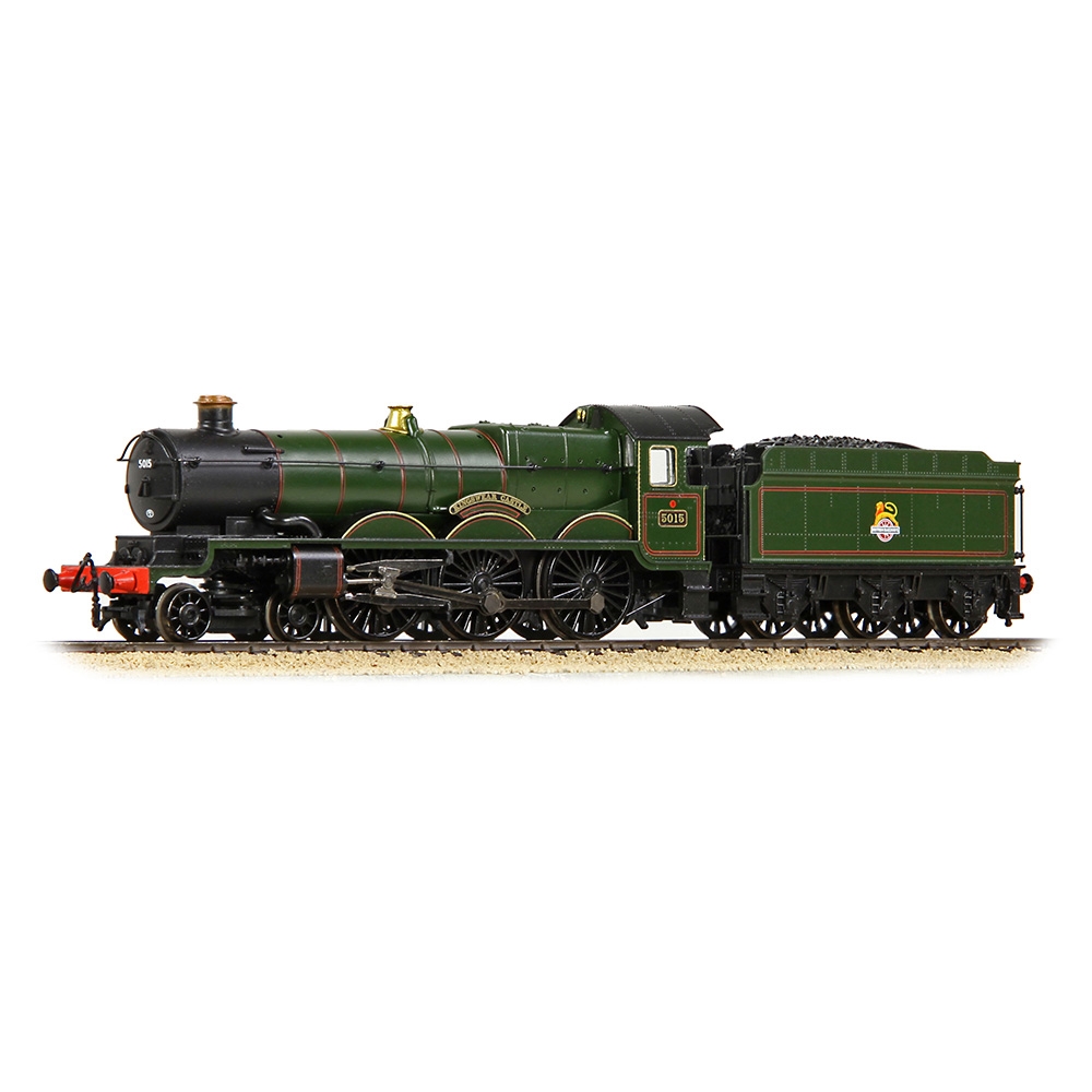 GWR 4073 'Castle' 5015 'Kingswear Castle' BR Lined Green Early Emblem