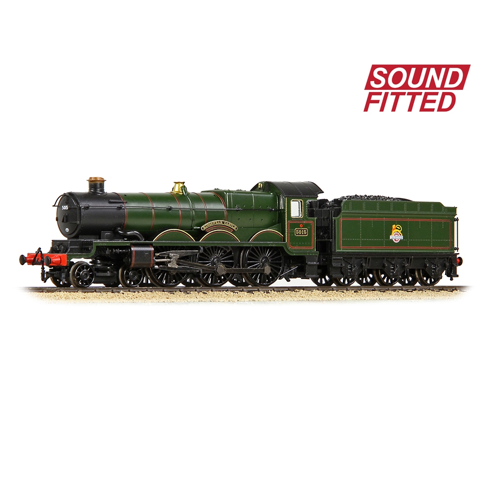 GWR 4073 'Castle' 5015 'Kingswear Castle' BR Lined Green Early Emblem