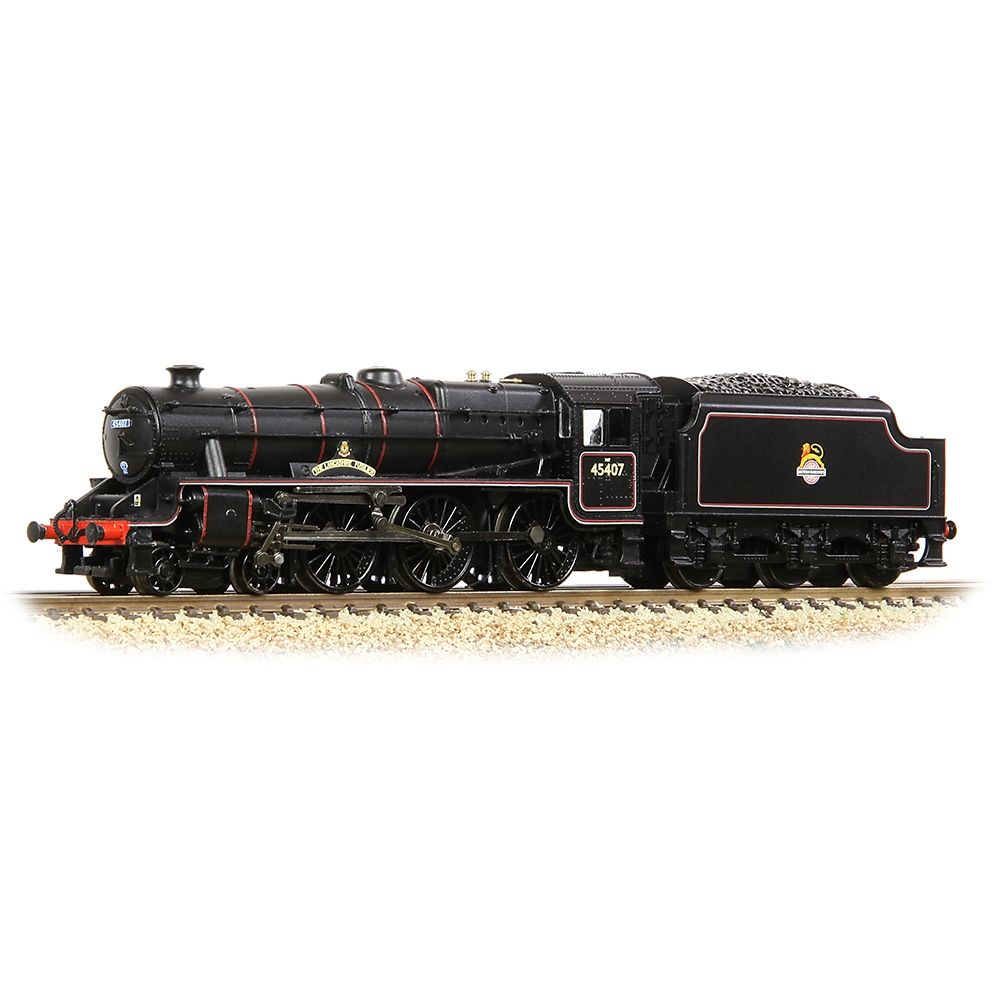 LMS 5MT 'Black 5' 45407 'The Lancashire Fusilier' BR Lined Black (E/E)
