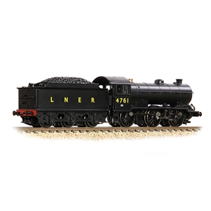 372-400A LNER J39 with Stepped Tender 4761 LNER Black (LNER Revised) - Rear