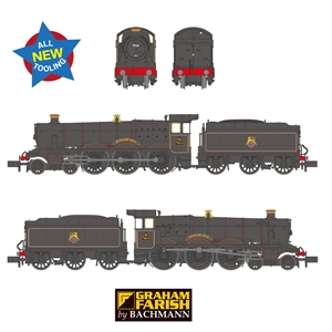 GWR 'Modified Hall' 7904 'Fountains Hall' BR Lined Black (Early Emb.)