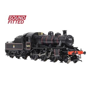 372-626BSF - LMS Ivatt 2MT 46474 BR Lined Black (Early Emblem) SOUND FITTED - 4
