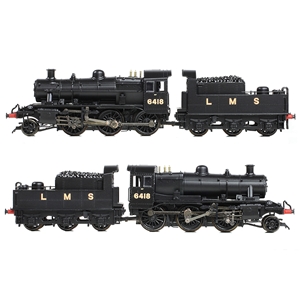 372-627A - LMS Ivatt 2MT 6418 LMS Black - 1