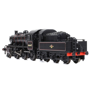 372-628A - LMS Ivatt 2MT 46447 BR Lined Black (Late Crest) - 2