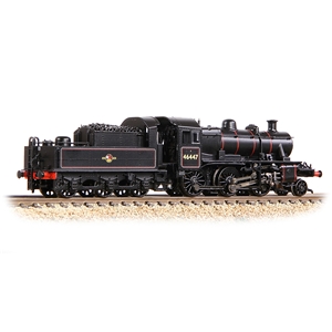 372-628A - LMS Ivatt 2MT 46447 BR Lined Black (Late Crest) - 5