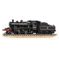 LMS Ivatt 2MT 46464 BR Lined Black (Late Crest)