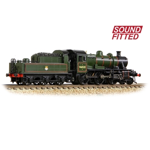 372-630SF - LMS Ivatt 2MT 46521 BR Lined Green (Early Emblem) SOUND FITTED - 3