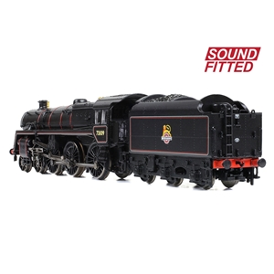 372-727ASF - BR Standard 5MT with BR1B Tender 73109 BR Lined Black (Early Emblem) SOUND FITTED - 3