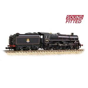 372-727ASF - BR Standard 5MT with BR1B Tender 73109 BR Lined Black (Early Emblem) SOUND FITTED - 5