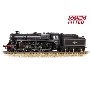 BR Standard 5MT with BR1 Tender 73050 BR Lined Black (Late Crest)