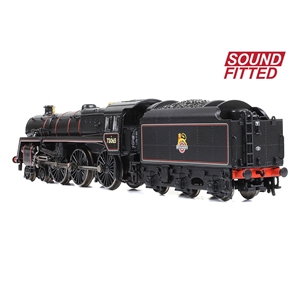 372-730SF - BR Standard 5MT with BR1C Tender 73065 BR Lined Black (Early Emblem) SOUND FITTED - 3
