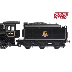 372-730SF - BR Standard 5MT with BR1C Tender 73065 BR Lined Black (Early Emblem) SOUND FITTED - 4