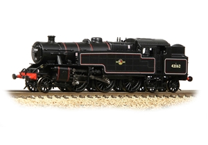 372-755 LMS Fairburn Tank 42062 BR Lined Black (Late Crest)