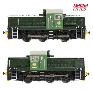 372-950ASF Class 14 D9522 BR Green (Wasp Stripes) -2