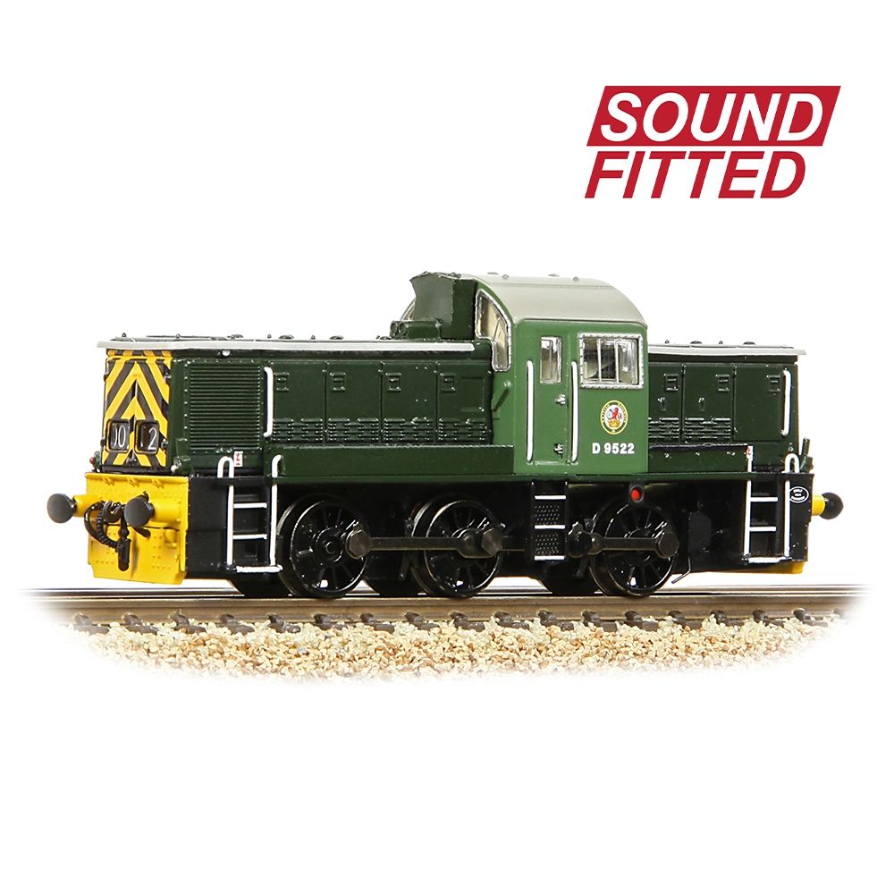 Class 14 D9522 BR Green (Wasp Stripes)