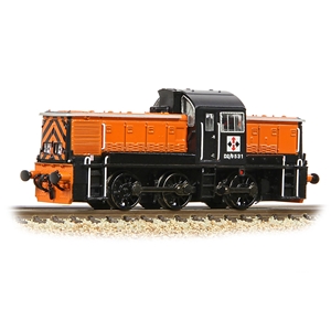 372-954 Class 14 D2/9531 NCB British Oak Orange & Black